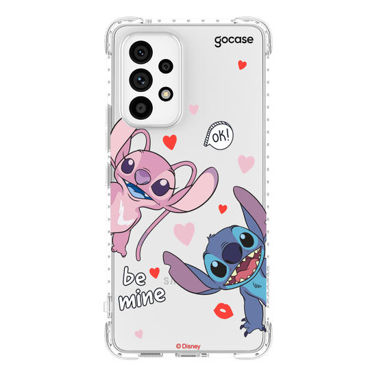 Capinha para celular Lilo & Stitch - Stitch e Angel Be Mine