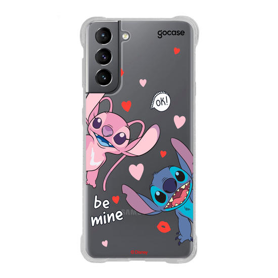 Capinha para celular Lilo & Stitch - Stitch e Angel Be Mine