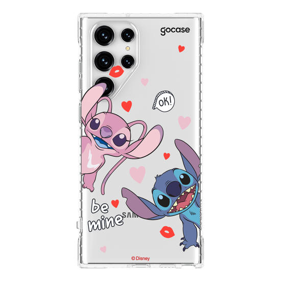 Capinha para celular Lilo & Stitch - Stitch e Angel Be Mine