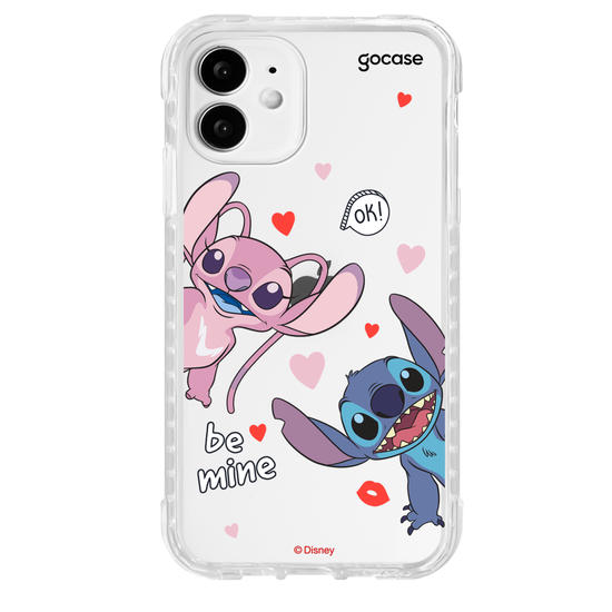 Capinha para celular Lilo & Stitch - Stitch e Angel Be Mine