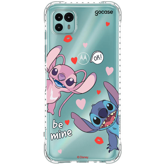 Capinha para celular Lilo & Stitch - Stitch e Angel Be Mine
