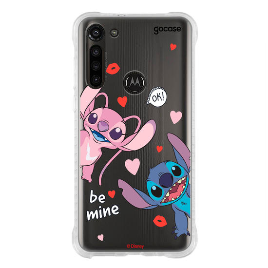 Capinha para celular Lilo & Stitch - Stitch e Angel Be Mine
