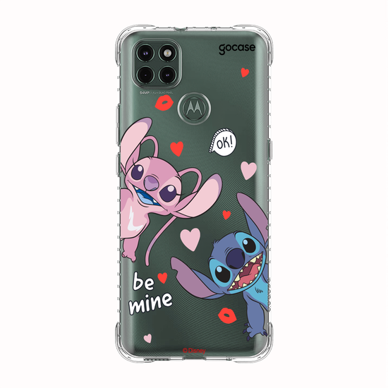 Capinha para celular Lilo & Stitch - Stitch e Angel Be Mine