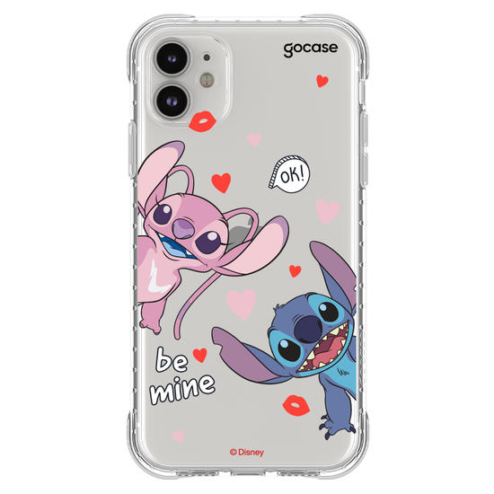 Capinha para celular Lilo & Stitch - Stitch e Angel Be Mine