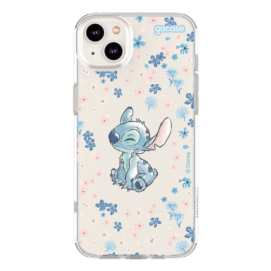 Capinha para celular Lilo & Stitch - Flower Frame