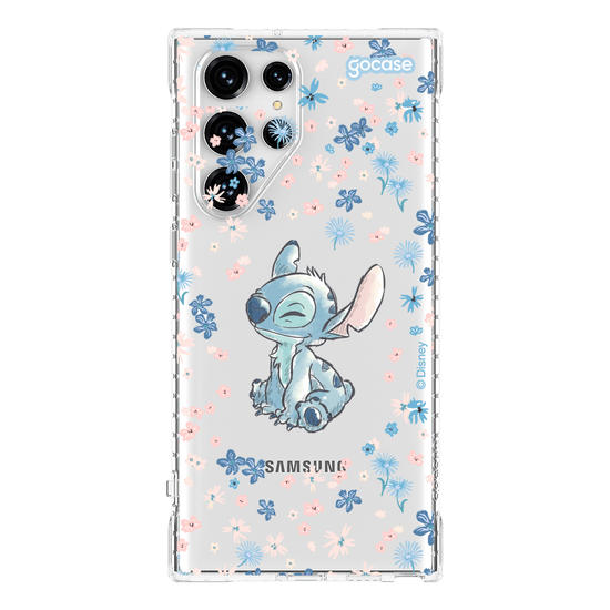Capinha para celular Lilo & Stitch - Flower Frame