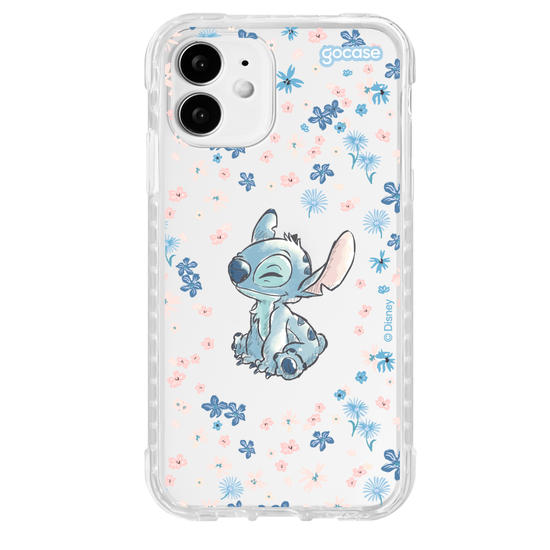 Capinha para celular Lilo & Stitch - Flower Frame