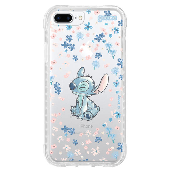 Capinha para celular Lilo & Stitch - Flower Frame