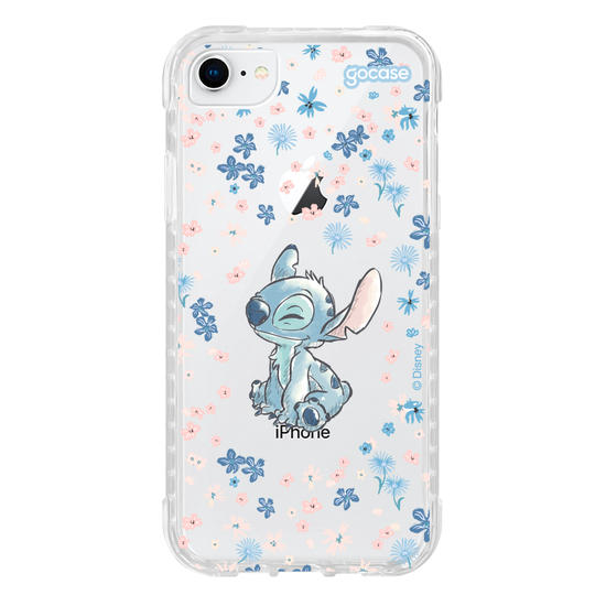 Capinha para celular Lilo & Stitch - Flower Frame
