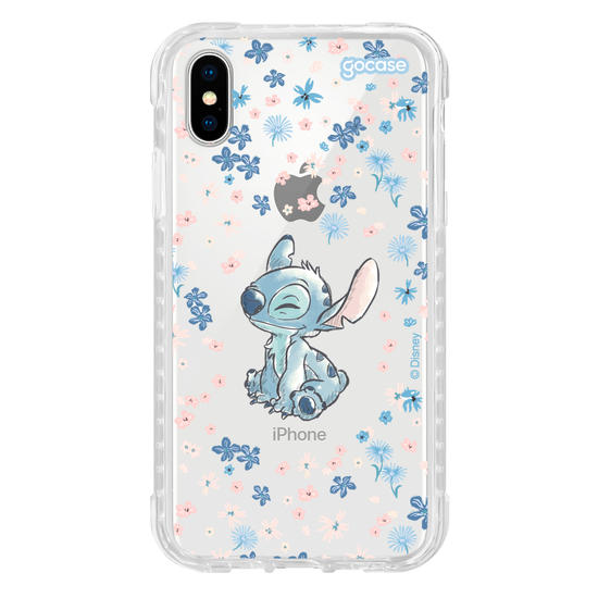 Capinha para celular Lilo & Stitch - Flower Frame