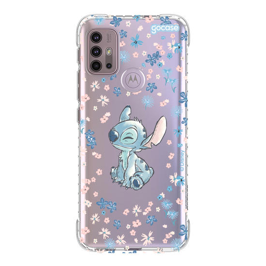 Capinha para celular Lilo & Stitch - Flower Frame