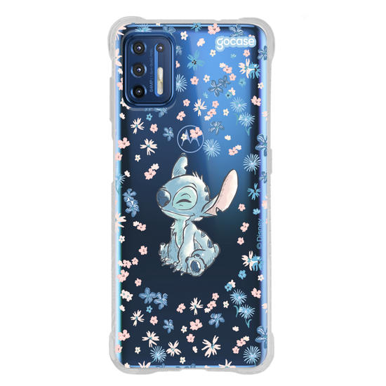 Capinha para celular Lilo & Stitch - Flower Frame