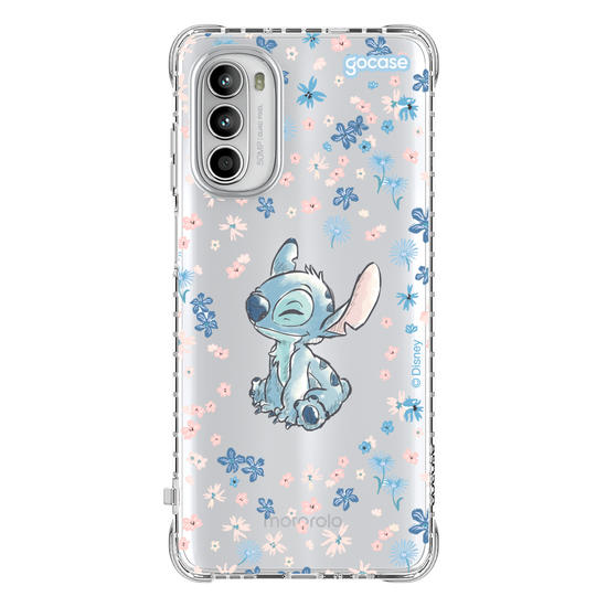 Capinha para celular Lilo & Stitch - Flower Frame