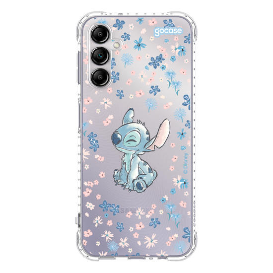 Capinha para celular Lilo & Stitch - Flower Frame