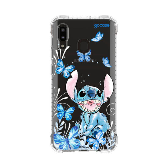 Capinha para celular Lilo & Stitch - Borboletas com Aquarela