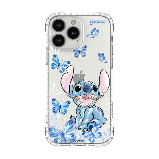 Capinha para celular Lilo & Stitch - Borboletas com Aquarela