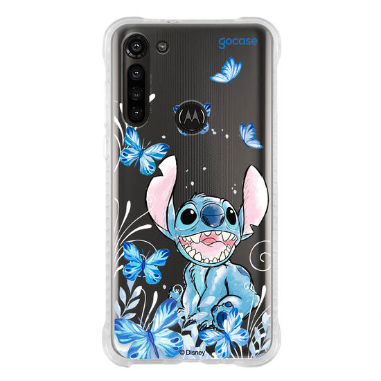 Capinha para celular Lilo & Stitch - Borboletas com Aquarela