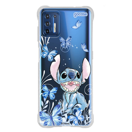 Capinha para celular Lilo & Stitch - Borboletas com Aquarela