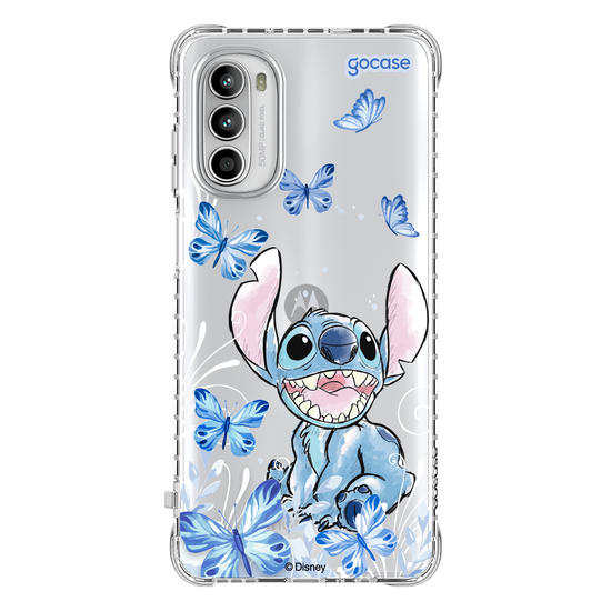 Capinha para celular Lilo & Stitch - Borboletas com Aquarela