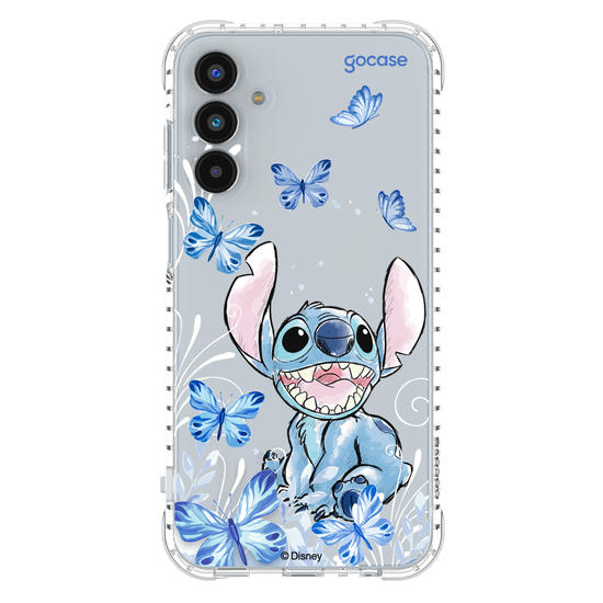 Capinha para celular Lilo & Stitch - Borboletas com Aquarela