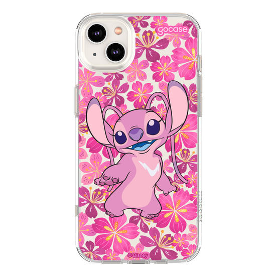 Capinha para celular Lilo & Stitch - Floral Rose Angel