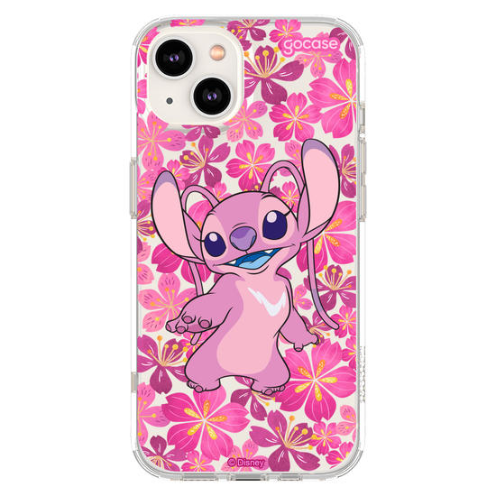 Capinha para celular Lilo & Stitch - Floral Rose Angel