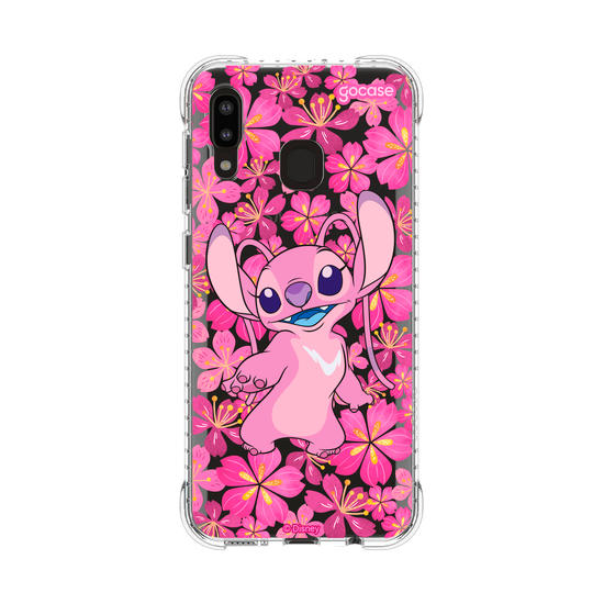 Capinha para celular Lilo & Stitch - Floral Rose Angel