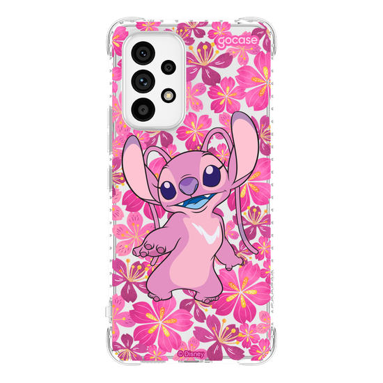 Capinha para celular Lilo & Stitch - Floral Rose Angel