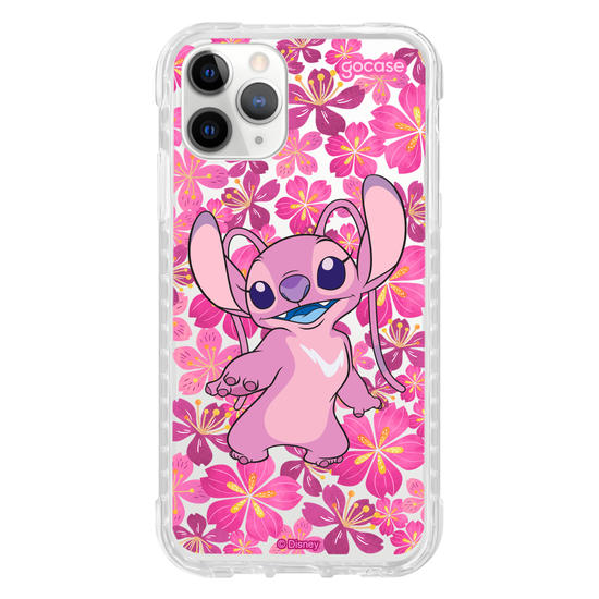 Capinha para celular Lilo & Stitch - Floral Rose Angel