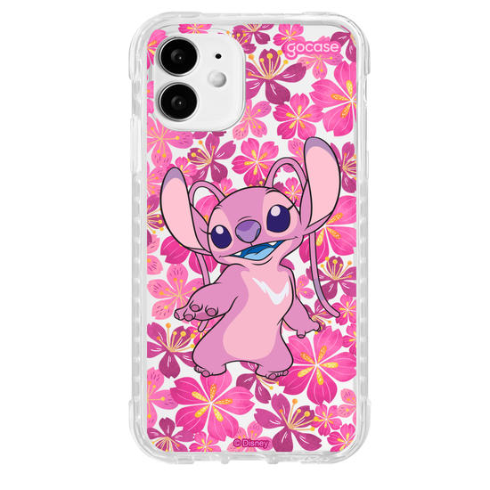 Capinha para celular Lilo & Stitch - Floral Rose Angel