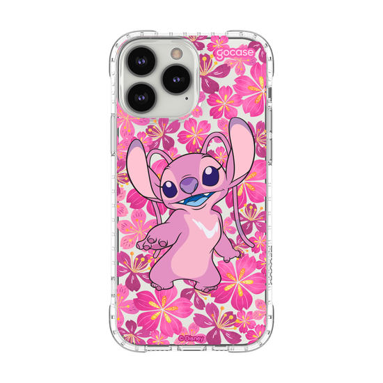 Capinha para celular Lilo & Stitch - Floral Rose Angel