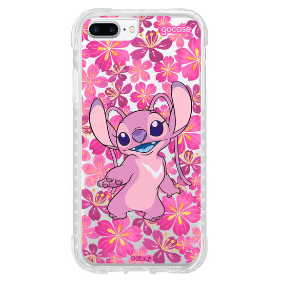 Capinha para celular Lilo & Stitch - Floral Rose Angel