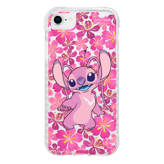 Capinha para celular Lilo & Stitch - Floral Rose Angel