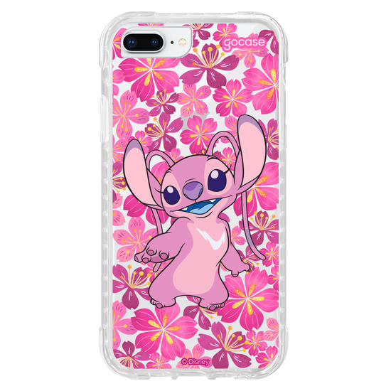 Capinha para celular Lilo & Stitch - Floral Rose Angel
