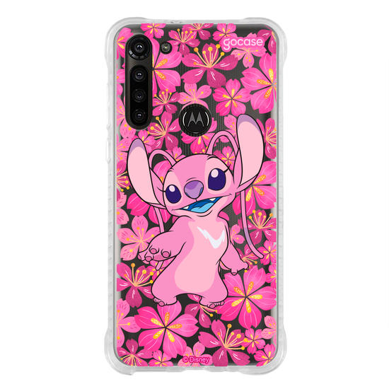 Capinha para celular Lilo & Stitch - Floral Rose Angel