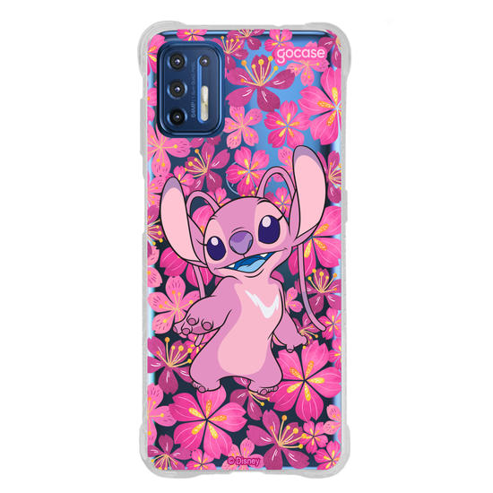 Capinha para celular Lilo & Stitch - Floral Rose Angel