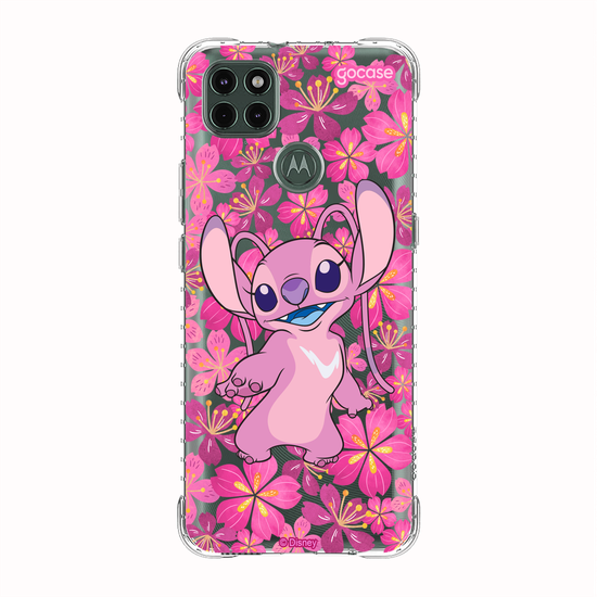 Capinha para celular Lilo & Stitch - Floral Rose Angel