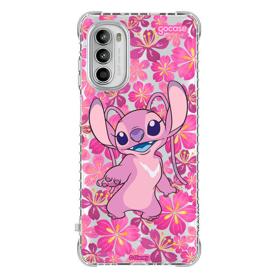 Capinha para celular Lilo & Stitch - Floral Rose Angel
