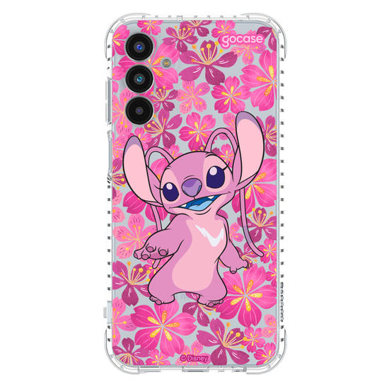 Capinha para celular Lilo & Stitch - Floral Rose Angel