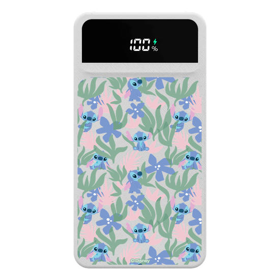 Carregador Portátil Turbo 10000mah - Stitch Corais Pastéis