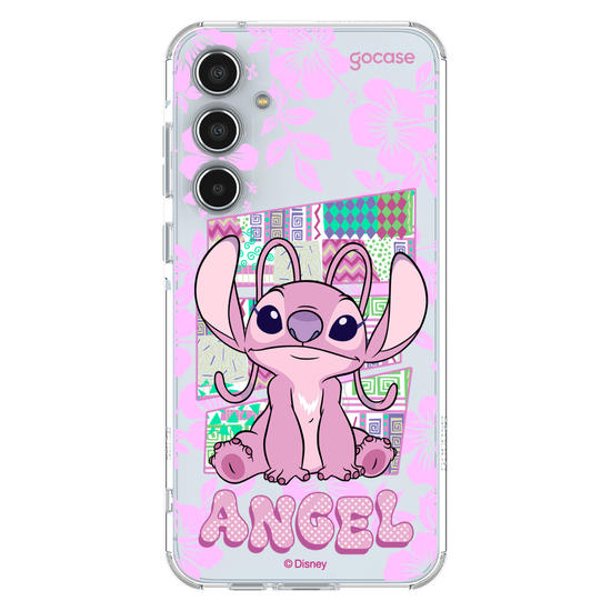 Capinha para celular Lilo & Stitch - Angel Tropical Frames