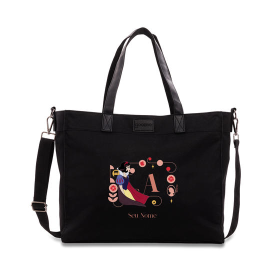 Tote Daily - Branca de Neve Inicial Fancy Tote Daily - Branca de Neve Inicial Fancy
