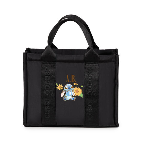 Tote Pop -  Lilo & Stitch - Stitch Fofo Girassóis Aquarela