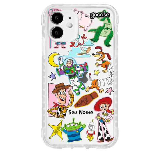 Capinha para celular Disney - Toy Story - Stickers