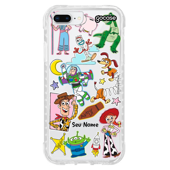 Capinha para celular Disney - Toy Story - Stickers