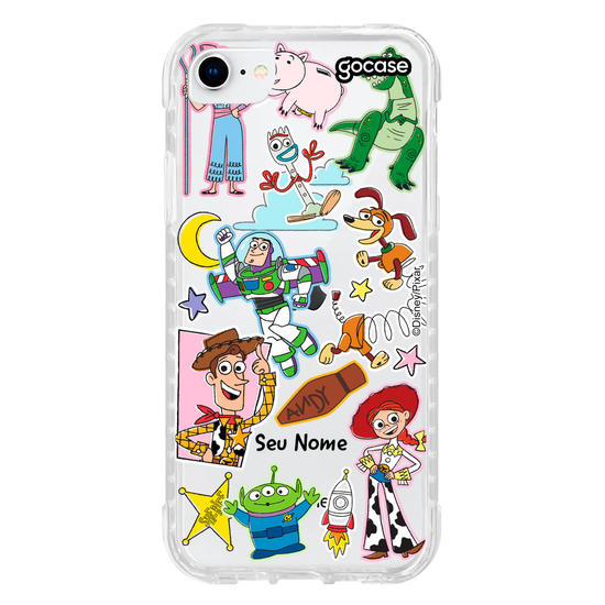 Capinha para celular Disney - Toy Story - Stickers