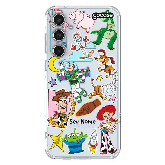 Capinha para celular Disney - Toy Story - Stickers