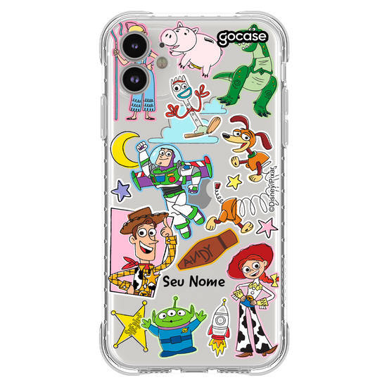 Capinha para celular Disney - Toy Story - Stickers