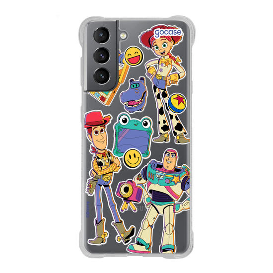 Capinha para celular  Toy Story - Stickers Coloridos
