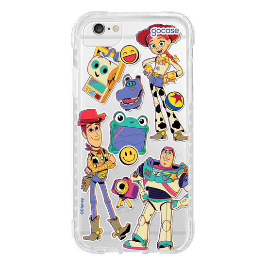 Capinha para celular  Toy Story - Stickers Coloridos